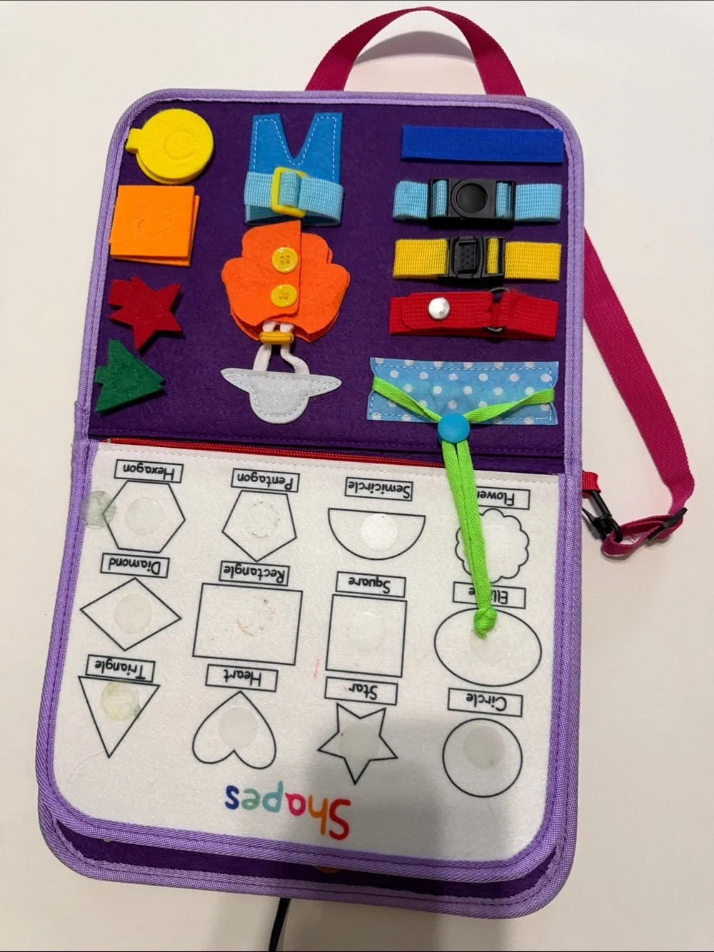 Peppa Pig Toddler Busy Board in Pink and Purple